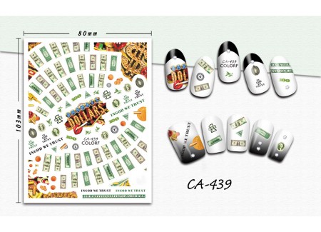 3D Nail Stickers - CA-439